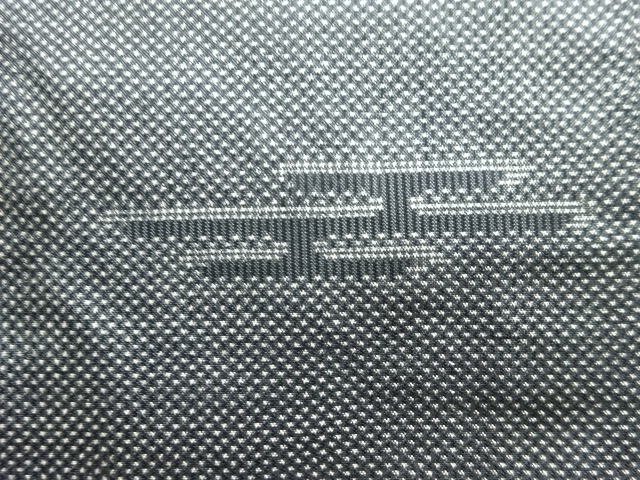 アンティーク　ヱ霞模様織り出し本場泥大島紬着物(5マルキ)